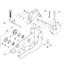 Позиція 9 Зірочки ланцюга Z = 20 Accord AC827934, АС827934, Kverneland, Квернеланд